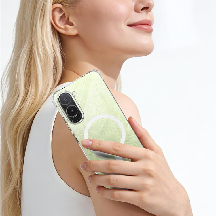 For Redmi A7 Pro 171mm/Poco C85x 5G imak Magnetic Shockproof Airbag TPU Phone Case - Transparent
