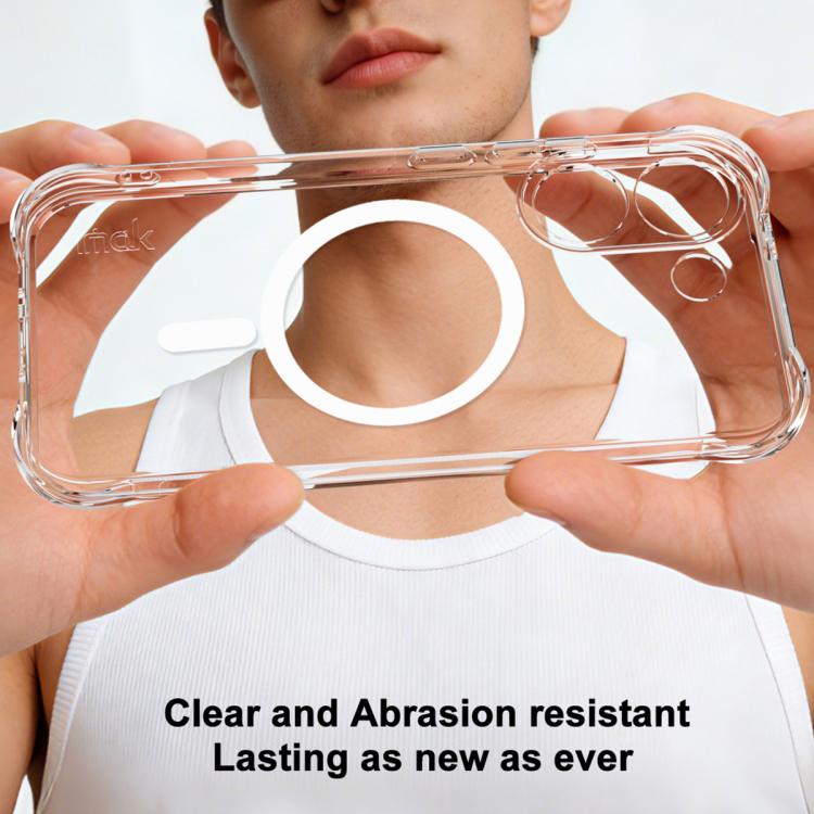 For Redmi Turbo 5 5G/Poco X8 Pro 5G imak Magnetic Shockproof Airbag TPU Phone Case - Transparent