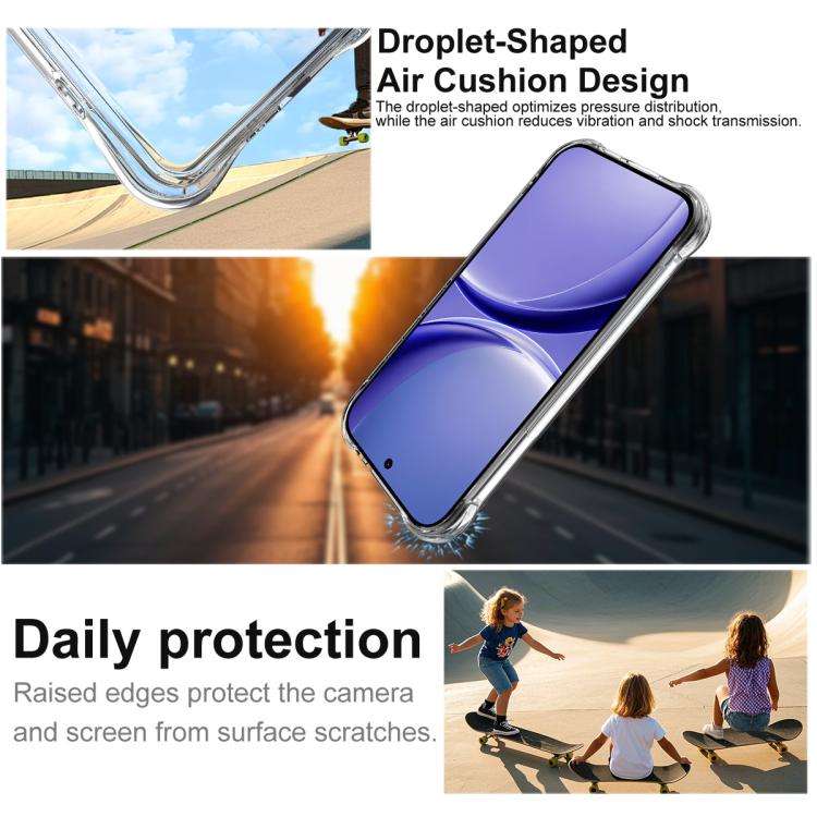 For Redmi Turbo 5 5G/Poco X8 Pro 5G imak Magnetic Shockproof Airbag TPU Phone Case - Transparent