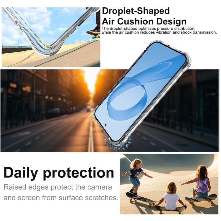 For Redmi K90 Pro Max/Poco F8 Ultra 5G imak Magnetic Shockproof Airbag TPU Phone Case - Transparent