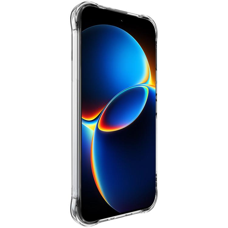 For Redmi K90 Max imak Magnetic Shockproof Airbag TPU Phone Case - Transparent
