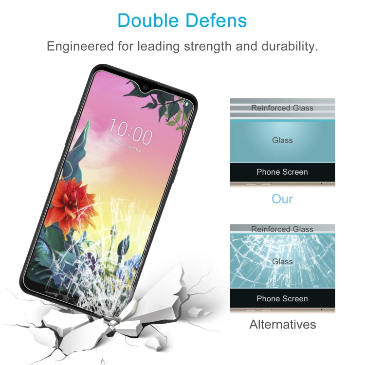 For LG K50S 10 PCS 0.26mm 9H 2.5D Tempered Glass Film