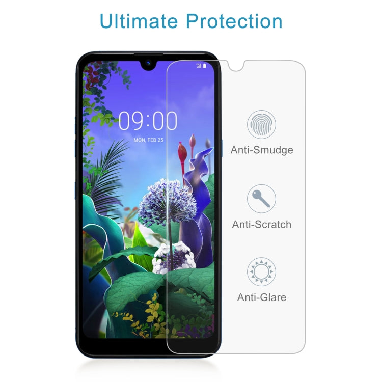 For LG Q60 10 PCS 0.26mm 9H 2.5D Tempered Glass Film