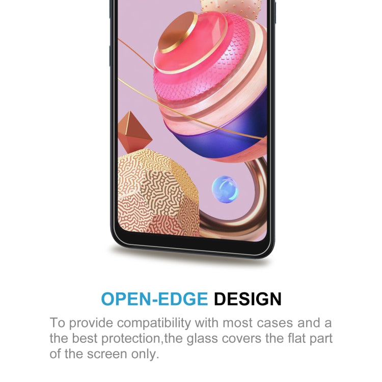 For LG K51S 10 PCS 0.26mm 9H 2.5D Tempered Glass Film