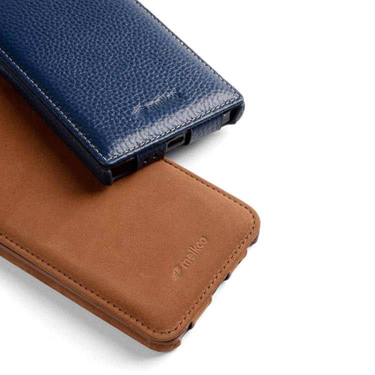 For Samsung Galaxy S25 5G melkco Litchi Texture Vertical Flip Magnetic Genuine Leather Phone Case