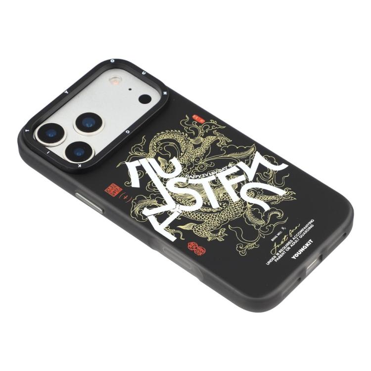 For iPhone 17 Pro YOUNGKIT Loong Horse Spirit Series Magnetic TPU PC Hybrid Phone Case
