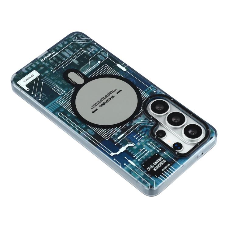 For Samsung Galaxy S26 Ultra 5G YOUNGKIT Technology Series IMD Hard PC Magnetic Phone Case
