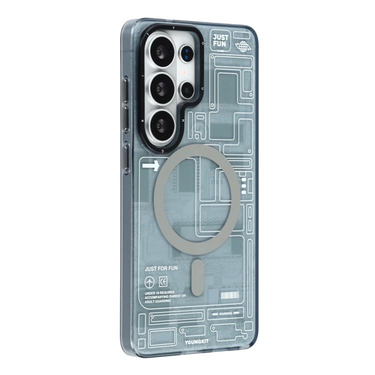 For Samsung Galaxy S26 Ultra 5G YOUNGKIT Technology Series IMD Hard PC Magnetic Phone Case