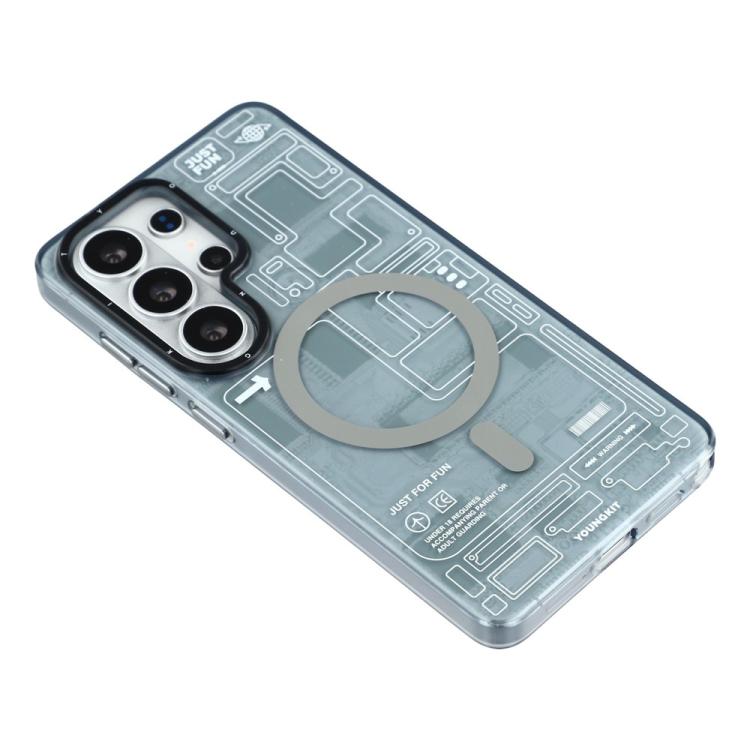 For Samsung Galaxy S26 Ultra 5G YOUNGKIT Technology Series IMD Hard PC Magnetic Phone Case