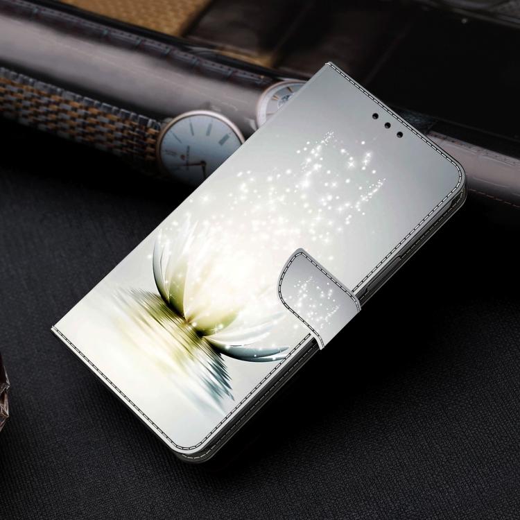 For Redmi 13C 5G / 4G Crystal-Like Painted Vegan Leather Phone Case