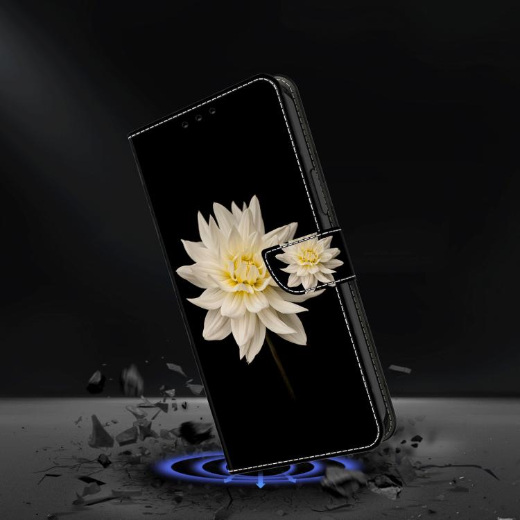 For Redmi 13C 5G / 4G Crystal-Like Painted Vegan Leather Phone Case
