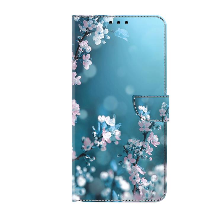 For Redmi 13C 5G / 4G Crystal-Like Painted Vegan Leather Phone Case