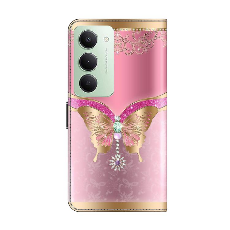 For Redmi 15 5G Global / 15 4G SEA 169.5mm Crystal-Like Painted Vegan Leather Phone Case