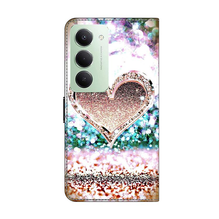 For Redmi 15 5G Global / 15 4G SEA 169.5mm Crystal-Like Painted Vegan Leather Phone Case