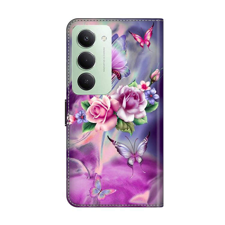 For Redmi 15 5G Global / 15 4G SEA 169.5mm Crystal-Like Painted Vegan Leather Phone Case