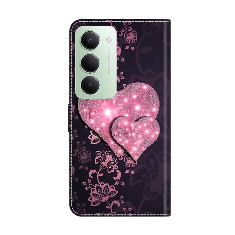For Redmi 15 5G Global / 15 4G SEA 169.5mm Crystal-Like Painted Vegan Leather Phone Case