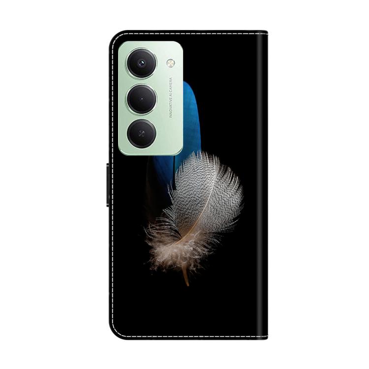 For Redmi 15 5G Global / 15 4G SEA 169.5mm Crystal-Like Painted Vegan Leather Phone Case