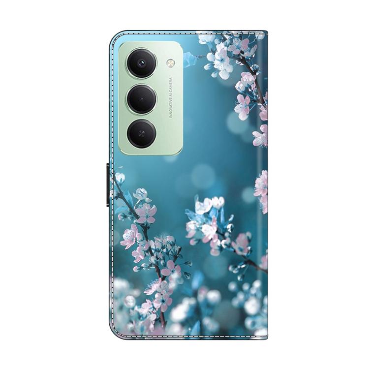 For Redmi 15 5G Global / 15 4G SEA 169.5mm Crystal-Like Painted Vegan Leather Phone Case