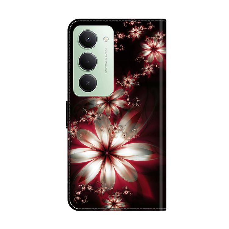 For Redmi 15 5G Global / 15 4G SEA 169.5mm Crystal-Like Painted Vegan Leather Phone Case