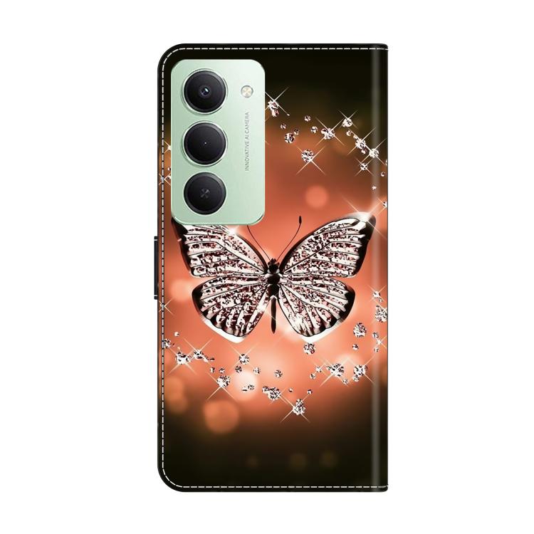 For Redmi 15 5G Global / 15 4G SEA 169.5mm Crystal-Like Painted Vegan Leather Phone Case