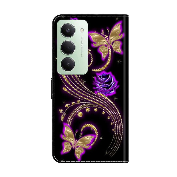 For Redmi 15 5G Global / 15 4G SEA 169.5mm Crystal-Like Painted Vegan Leather Phone Case