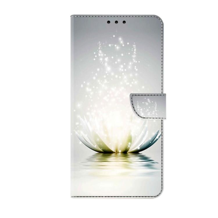 For Redmi Note 14 Pro 4G / 5G Crystal-Like Painted Vegan Leather Phone Case