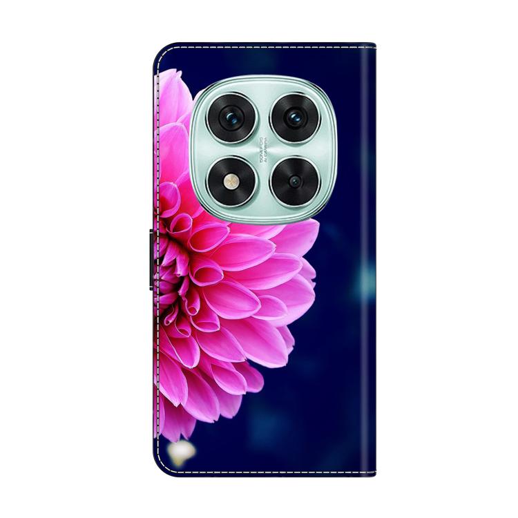 For Redmi Note 14 Pro 4G / 5G Crystal-Like Painted Vegan Leather Phone Case