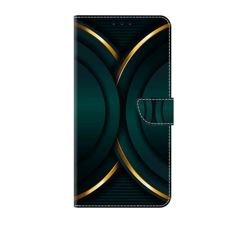 For Redmi Note 14 Pro 4G / 5G Crystal-Like Painted Vegan Leather Phone Case
