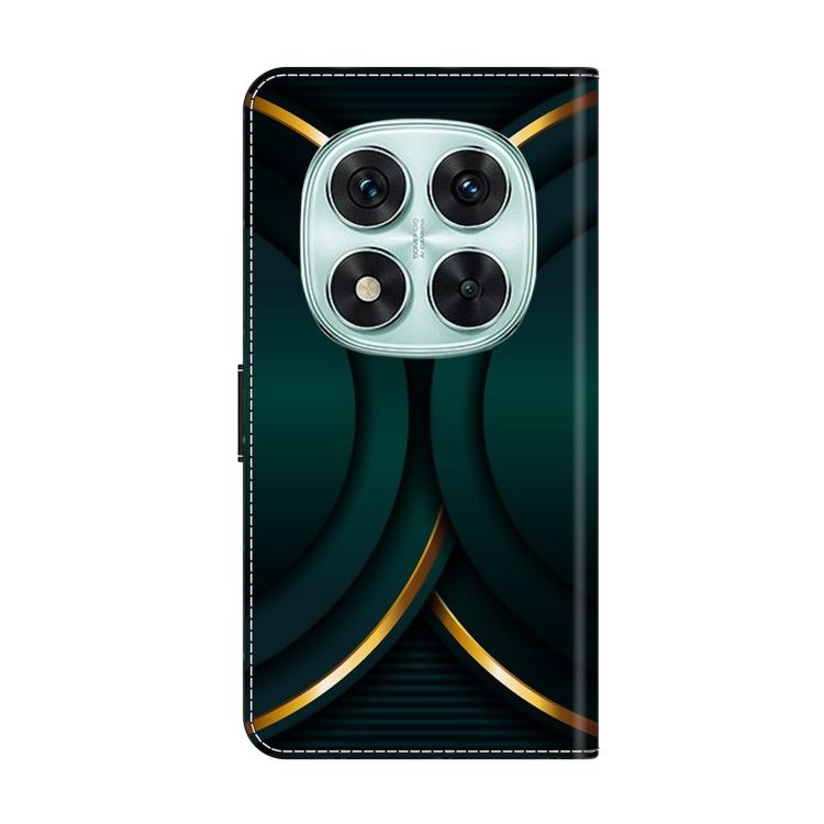 For Redmi Note 14 Pro 4G / 5G Crystal-Like Painted Vegan Leather Phone Case
