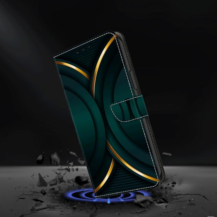 For Redmi Note 14 Pro 4G / 5G Crystal-Like Painted Vegan Leather Phone Case