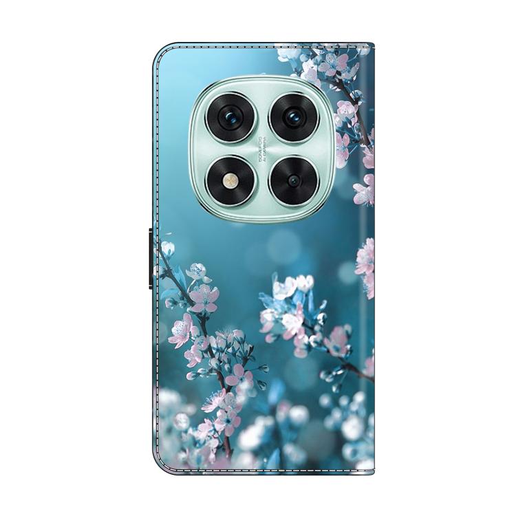 For Redmi Note 14 Pro 4G / 5G Crystal-Like Painted Vegan Leather Phone Case