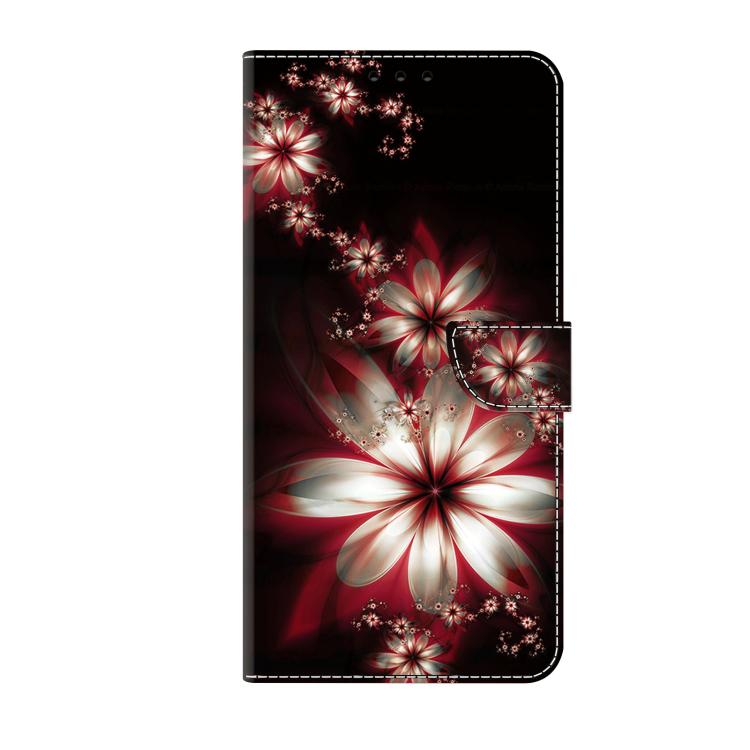 For Redmi Note 14 Pro 4G / 5G Crystal-Like Painted Vegan Leather Phone Case
