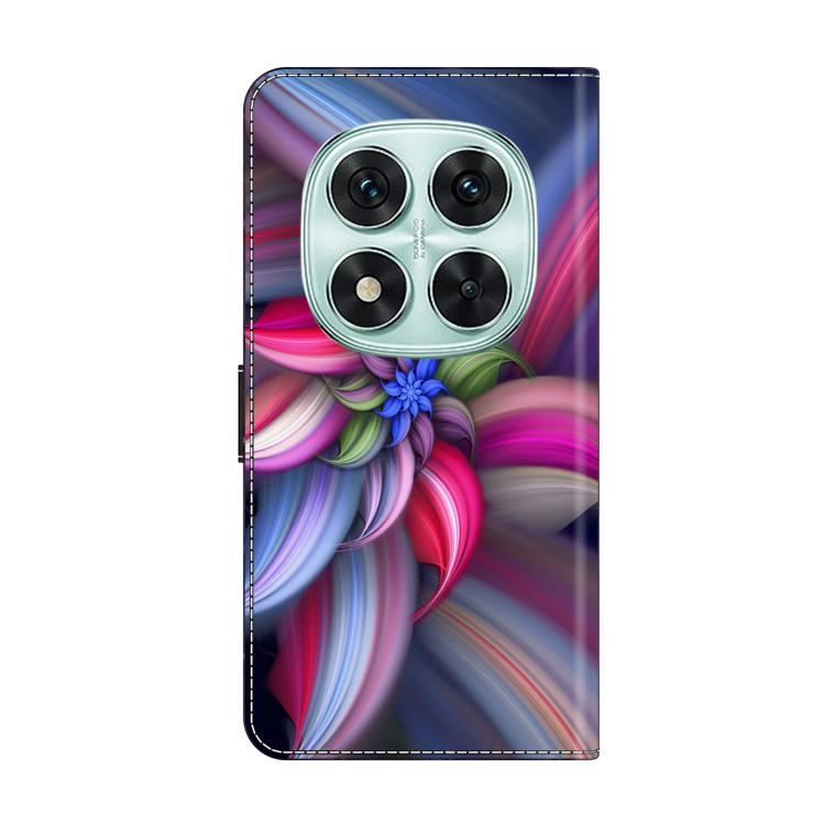 For Redmi Note 14 Pro 4G / 5G Crystal-Like Painted Vegan Leather Phone Case