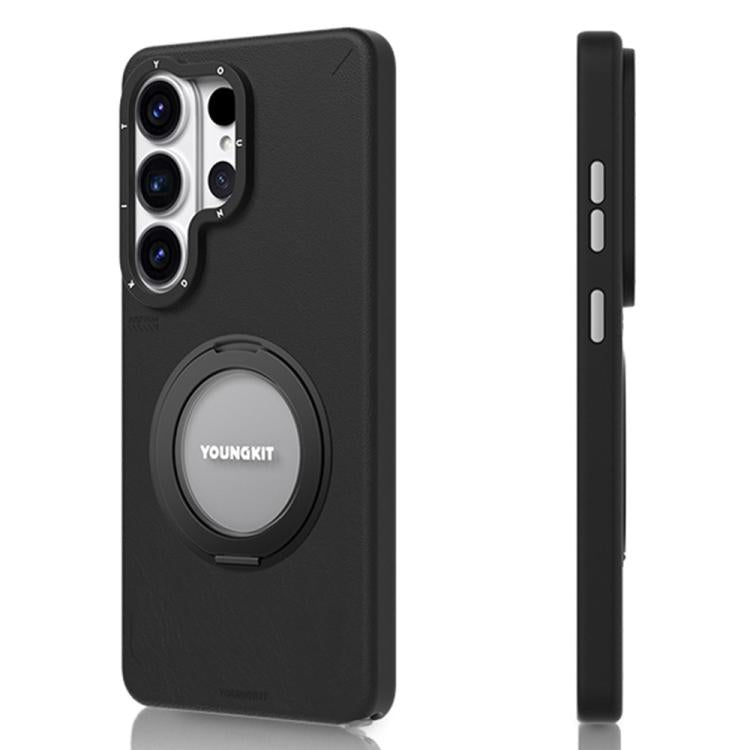 For Samsung Galaxy S26 Ultra 5G YOUNGKIT Technology Skin Series Rotation Holder Magnetic Phone Case