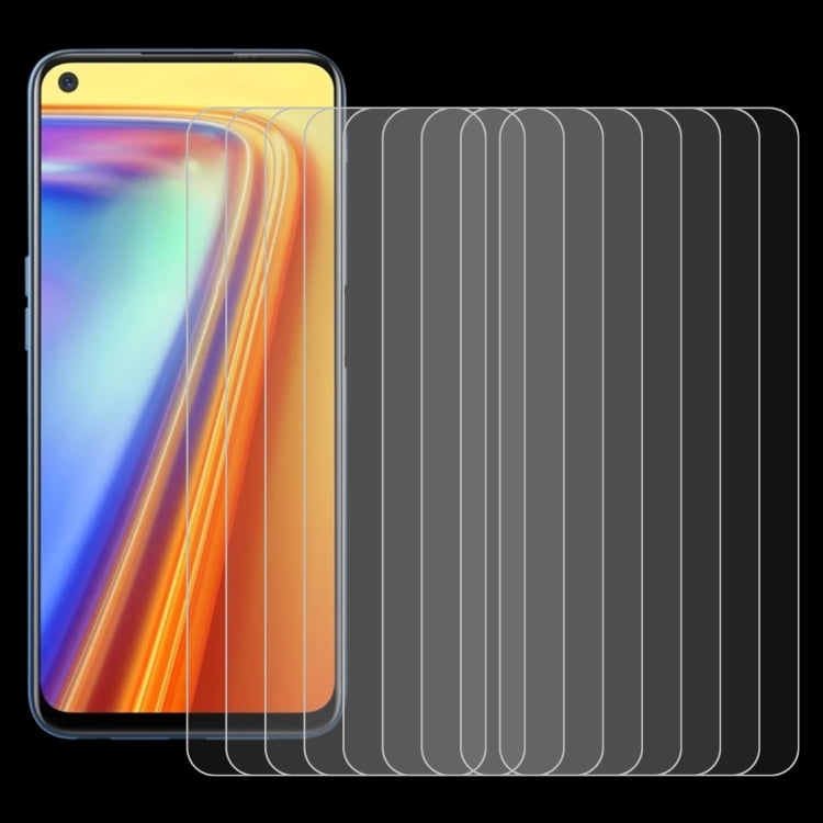 10 PCS For OPPO Realme 7  0.26mm 9H 2.5D Tempered Glass Film