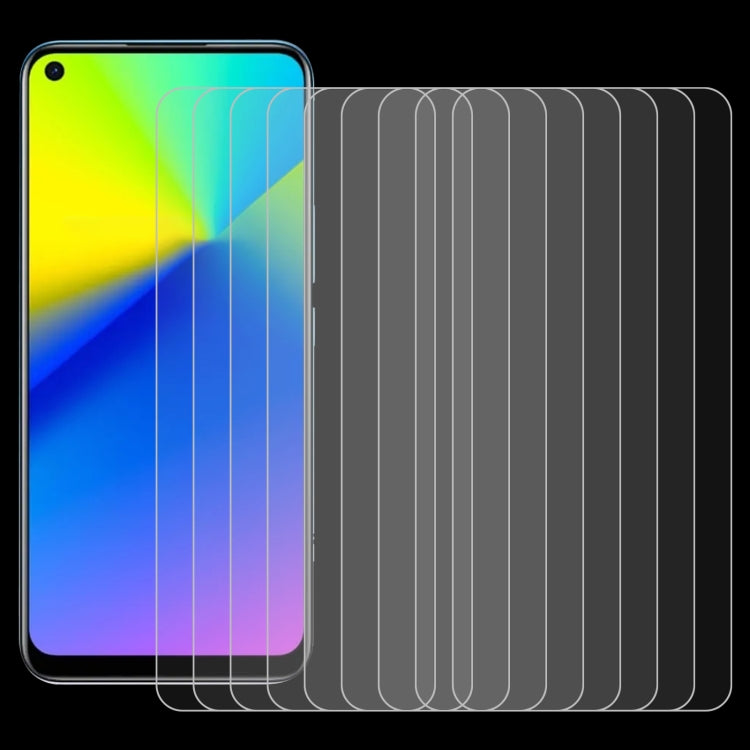 10 PCS For OPPO Realme 7i 0.26mm 9H 2.5D Tempered Glass Film