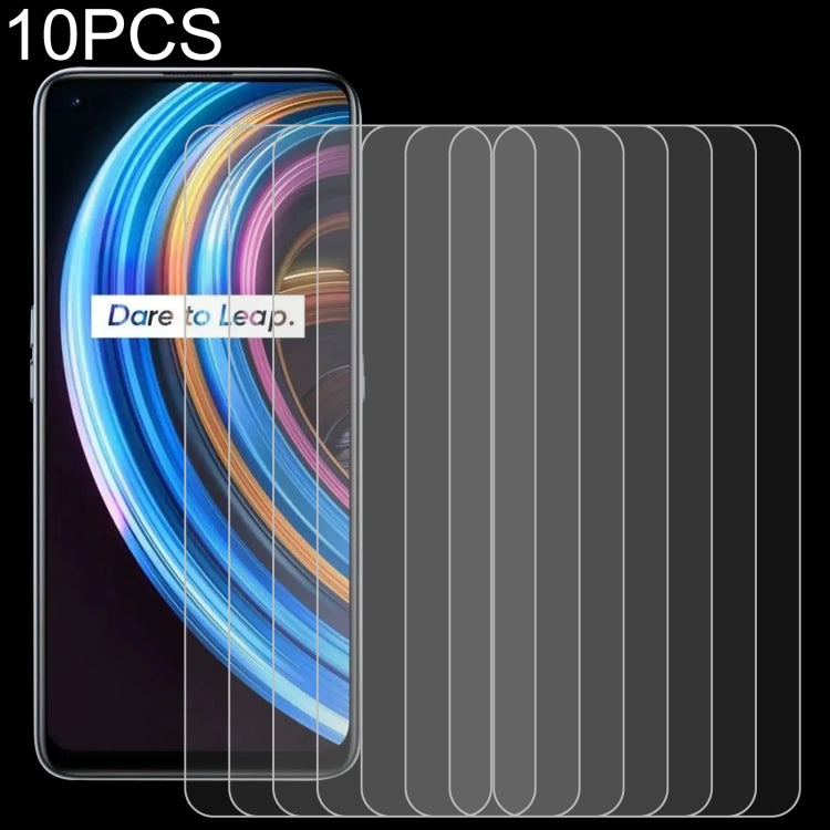 10 PCS For OPPO Realme X7 0.26mm 9H 2.5D Tempered Glass Film