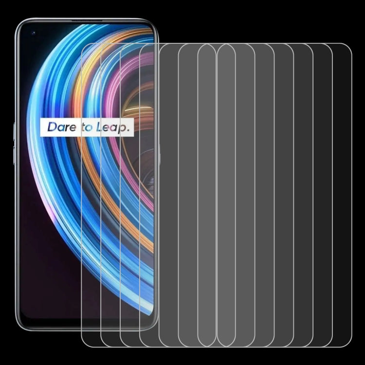 10 PCS For OPPO Realme X7 0.26mm 9H 2.5D Tempered Glass Film