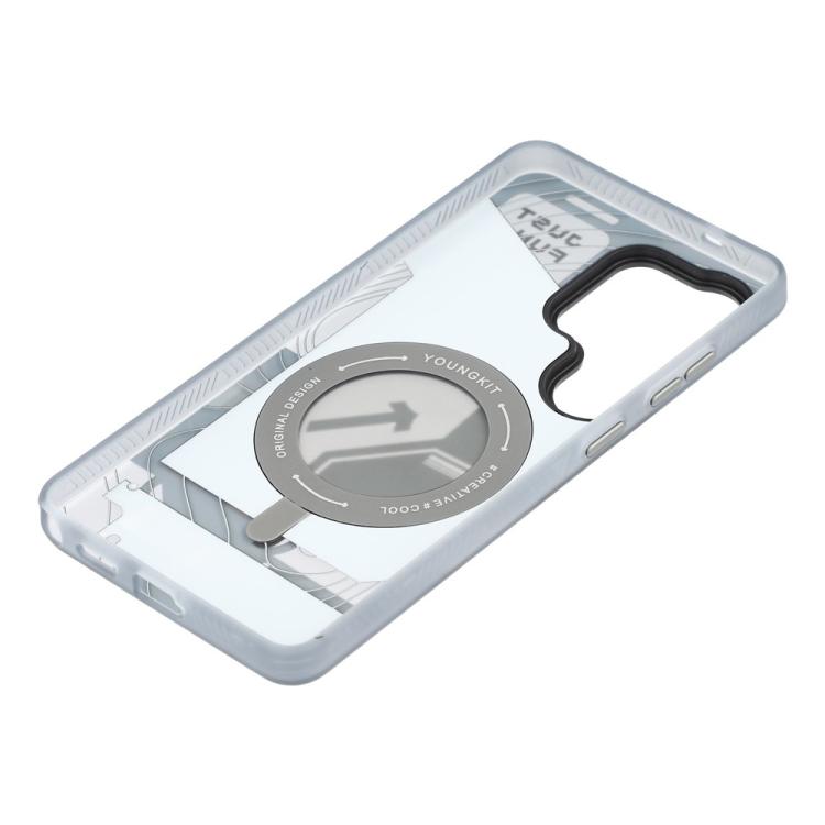 For Samsung Galaxy S26 Ultra 5G YOUNGKIT Starship Series Rotation Holder IMD TPU Magnetic Phone Case