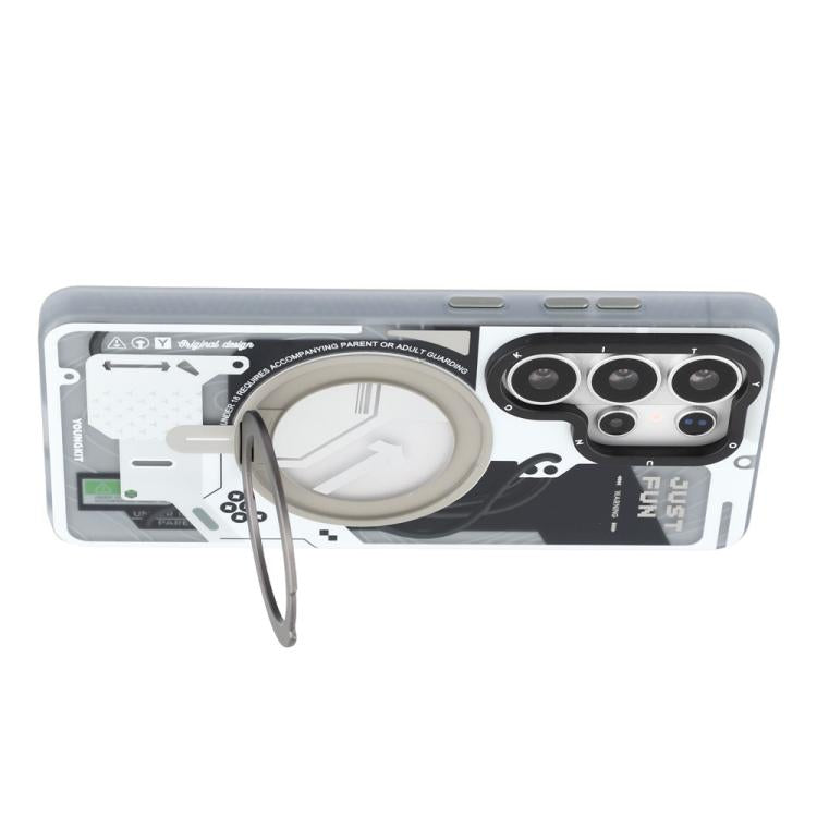 For Samsung Galaxy S26 Ultra 5G YOUNGKIT Starship Series Rotation Holder IMD TPU Magnetic Phone Case