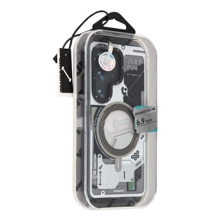 For Samsung Galaxy S26 Ultra 5G YOUNGKIT Starship Series Rotation Holder IMD TPU Magnetic Phone Case