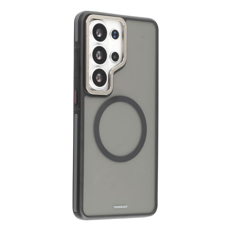 For Samsung Galaxy S26 Ultra 5G YOUNGKIT Rocky Sand Skin-Touch Matte TPU PC Hybrid Magnetic Phone Case