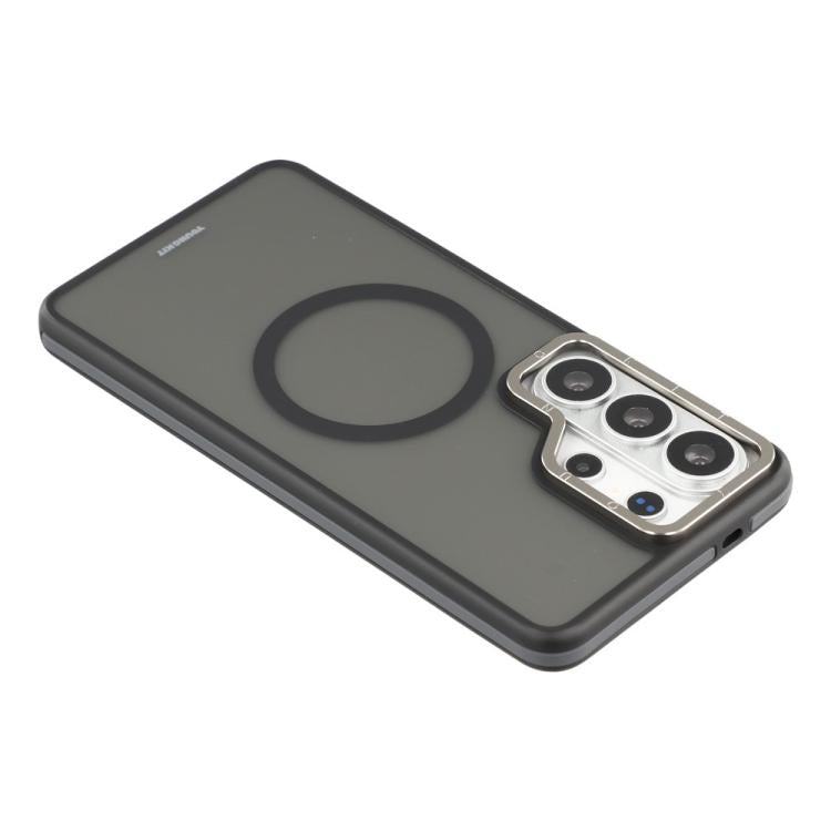 For Samsung Galaxy S26 Ultra 5G YOUNGKIT Rocky Sand Skin-Touch Matte TPU PC Hybrid Magnetic Phone Case