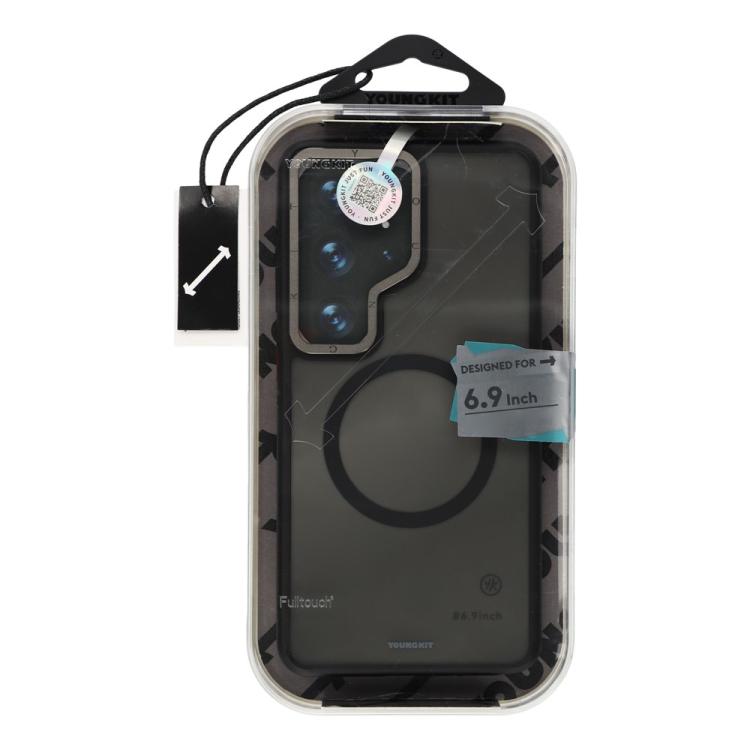 For Samsung Galaxy S26 Ultra 5G YOUNGKIT Rocky Sand Skin-Touch Matte TPU PC Hybrid Magnetic Phone Case