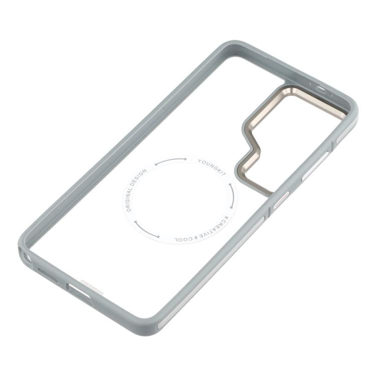 For Samsung Galaxy S26 Ultra 5G YOUNGKIT Rocky Sand Skin-Touch Matte TPU PC Hybrid Magnetic Phone Case