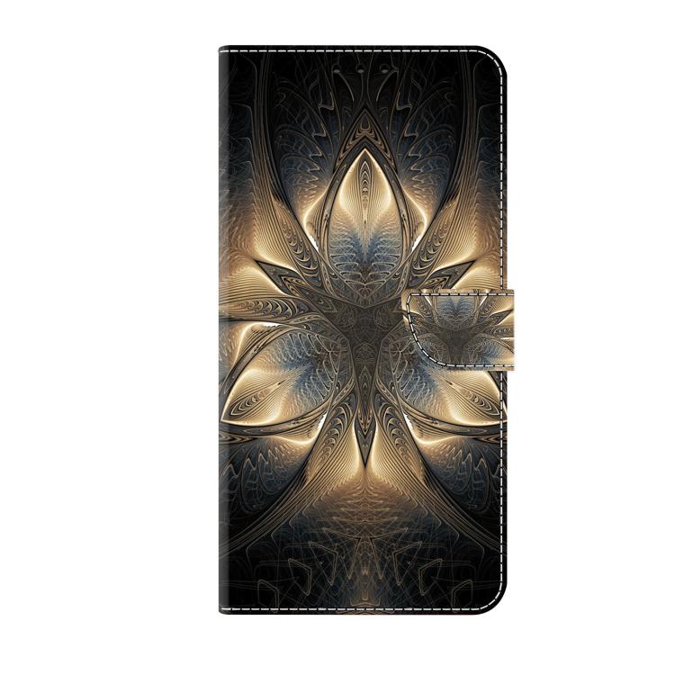 For Samsung Galaxy S24 5G Crystal-Like Painted Vegan Leather Phone Case
