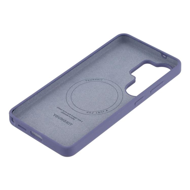 For Samsung Galaxy S26 Ultra 5G YOUNGKIT Morandi Series Magnetic Liquid Silicone PC Phone Case
