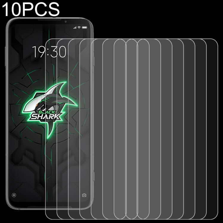 For Xiaomi Black Shark 3 Pro 10 PCS 0.26mm 9H 2.5D Tempered Glass Film