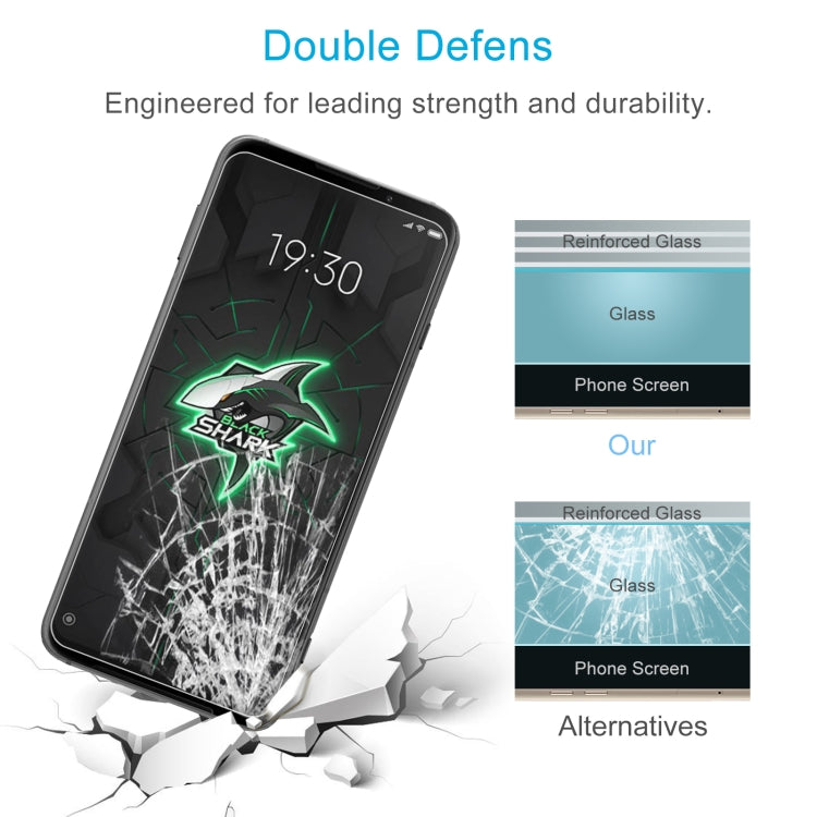 For Xiaomi Black Shark 3 Pro 10 PCS 0.26mm 9H 2.5D Tempered Glass Film