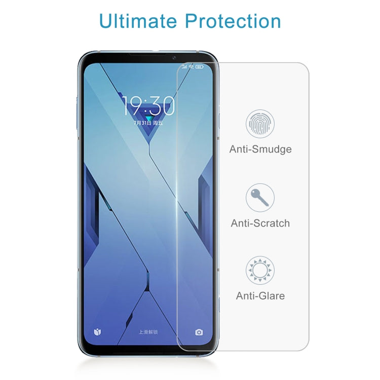 For Xiaomi Black Shark 3S 10 PCS 0.26mm 9H 2.5D Tempered Glass Film